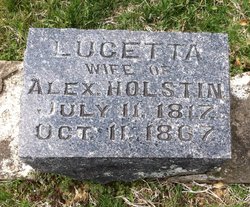 Lucetta “Lusatie” <I>Lacy</I> Holstin 