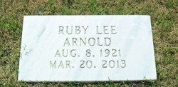 Ruby <I>Lee</I> Arnold 