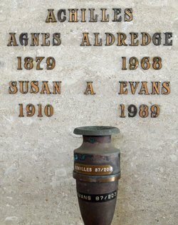 Agnes Pauline <I>Aldredge</I> Achilles 