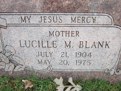 Lucille <I>May</I> Blank 