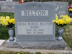 Reba “Reebee” <I>Burge</I> Belton 