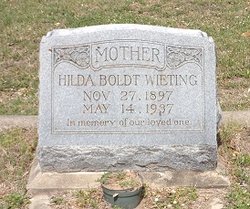 Hilda Sophia <I>Boldt</I> Wieting 