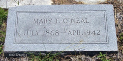 Mary F. <I>Upchurch</I> O'Neal 