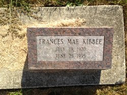 Frances Mae Kibbee 