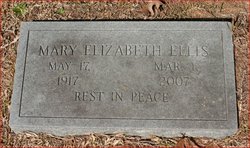 Mary Elizabeth <I>Hawkins</I> Ellis 