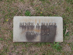 Henrie A “Hennie” Bulger 