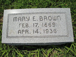 Mary Elizabeth <I>Mullins</I> Brown 