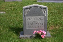 Alice <I>Hall</I> Almany 