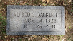 Alfred C Backer II