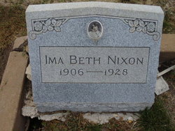 Ima Beth <I>Williamson</I> Nixon 