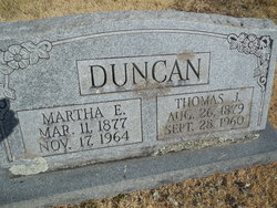 Martha Elizabeth <I>Shelton</I> Duncan 