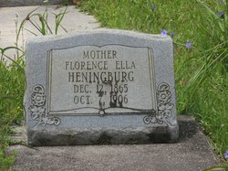 Florence Ella <I>Thornton</I> Heningburg 