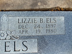 Elizabeth “Lizzie” <I>Miller</I> Barthels Els 