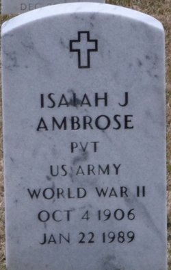 Isaiah J Ambrose 