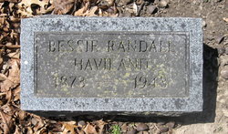 Bessie Jennie <I>Randall</I> Haviland 