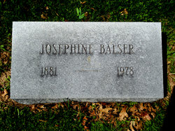 Josephine P. <I>Holeman</I> Balser 