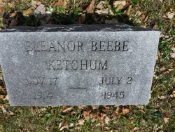 Eleanor Mahala <I>Beebe</I> Ketchum 