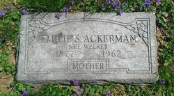 Emilie S. <I>Welker</I> Ackerman 