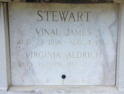 Virginia Lyle “Virgie” <I>Aldrich</I> Stewart 
