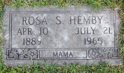 Rosa Velma “Rosie” <I>Sellers</I> Hemby 