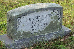 Lola <I>Spaulding</I> Barnett 