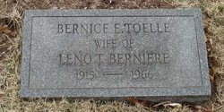 Bernice Ellen “Bunny” <I>Toelle</I> Berniere 