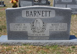 Marie S <I>Sims</I> Barnett 
