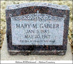 Mary Magdeline <I>Orndoff</I> Gabler 