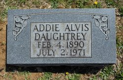 Addie <I>Alvis</I> Daughtrey 