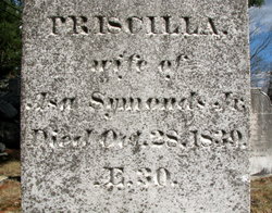 Priscilla <I>Goodhue</I> Symonds 