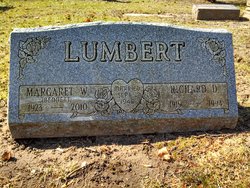 Margaret W. <I>Bennett</I> Lumbert 