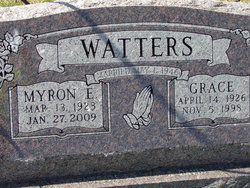 Mary Grace <I>Woodie</I> Watters 