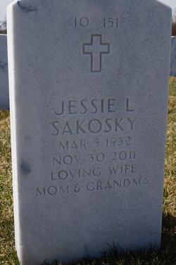 Jessie L <I>Dyer</I> Sakosky 