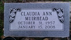 Claudia Ann <I>Williams</I> Muirhead 