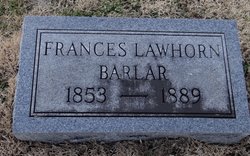 Francis <I>Lawhorn</I> Barlar 