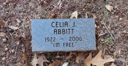 Celia <I>Jones</I> Abbitt 