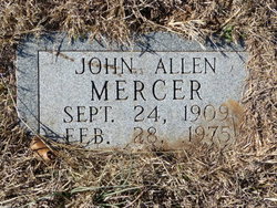 John Allen Mercer 