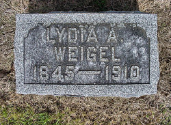 Lydia Ann <I>Rader</I> Weigel 