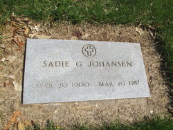 Sadie Gladys <I>Hancock</I> Johansen 