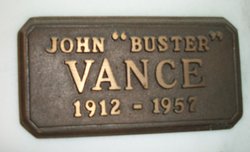 John Wilfred “Buster” Vance 