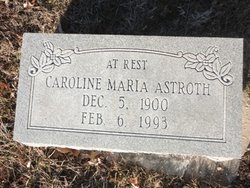 Caroline Maria “Carrie” Astroth 