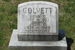 Josie D. <I>Wilkes</I> Colvett 