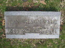 Jean Rosaline <I>Wilson</I> Wylie 
