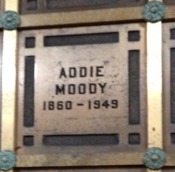 Adeline Mae “Addie” <I>Cammack</I> Moody 