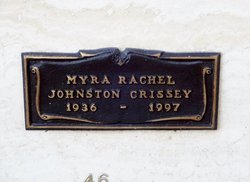 Myra Rachel <I>Johnston</I> Crissey 