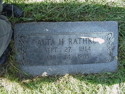 Alta Harriet <I>Turnipseed</I> Rathke 