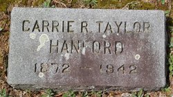 Carrie R. <I>Taylor</I> Hanford 
