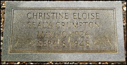 Christine Eloise <I>Sealy</I> Crumpton 