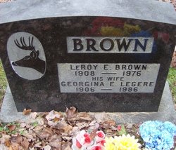 Georgina E <I>Legere</I> Brown 