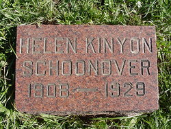 Helen Mildred <I>Kenyon</I> Schoonover 